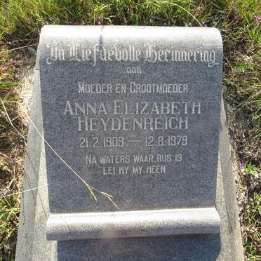 HEYDENREICH Anna Elizabeth 1909-1979