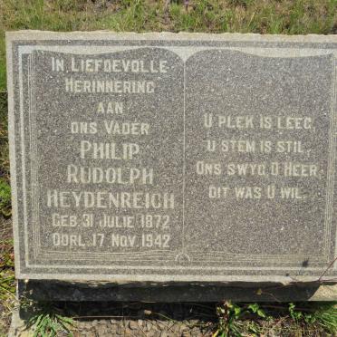 HEYDENREICH Philip Rudolph 1872-1942