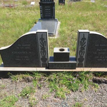 MAREE Johannes H. 1901-1972 & Pattie BEZUIDENHOUT 1895-1975 