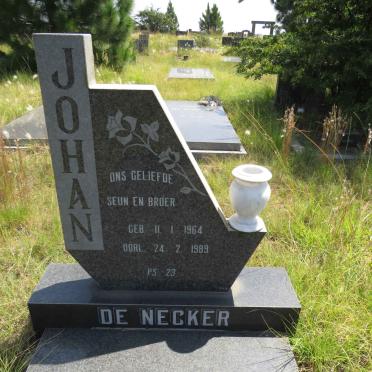 NECKER Johan, de 1964-1989