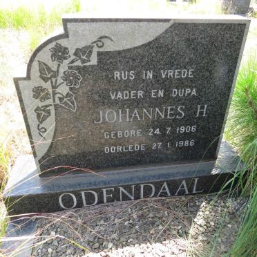 ODENDAAL Johannes H. 1906-1986