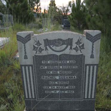 ODENDAAL Rachel Susanna nee BURGER 1885-1952