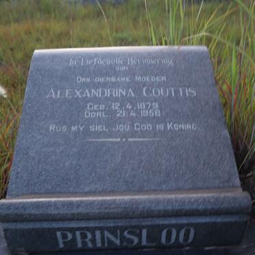 PRINSLOO Alexandrina Couttis 1879-1958 