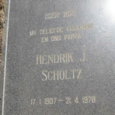 SCHOLTZ Hendrik J. 1907-1978