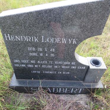 SLABBERT Hendrik Lodewyk 1949-1995