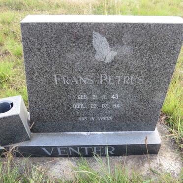 VENTER Frans Petrus 1943-1994
