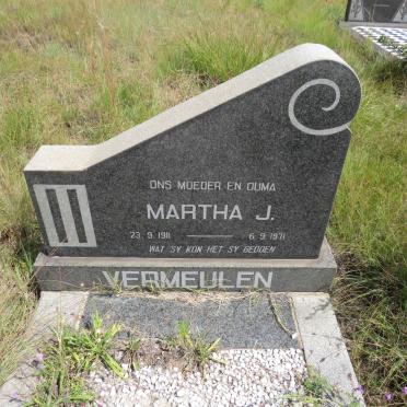 VERMEULEN Martha J. 1911-1971