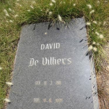 VILLIERS David, de 1911-1999