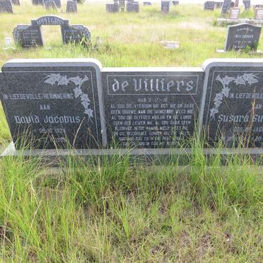 VILLIERS David Jacobus, de 1924-1995 & Susara Susanna DE JAGER 1924-2015 _1