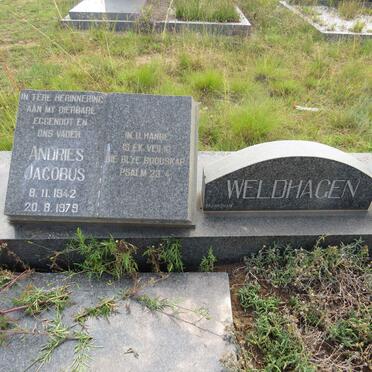 WELDHAGEN Andries Jacobus 1942-1979