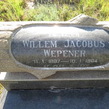 WEPENER Willem Jacobus 1887-1964