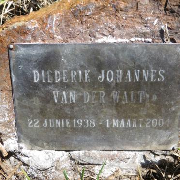 WALT Diederik Johannes, van der 1938-2004