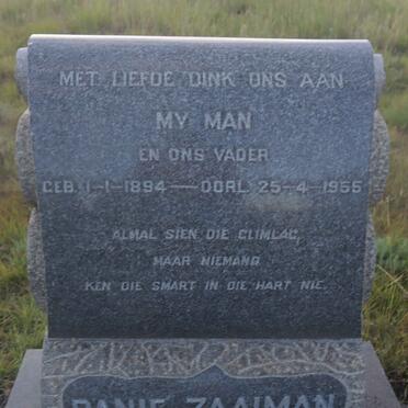 ZAAIMAN Danie 1894-1955