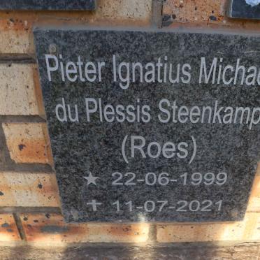 STEENKAMP Pieter Ignatius Michael du Plessis 1999-2021