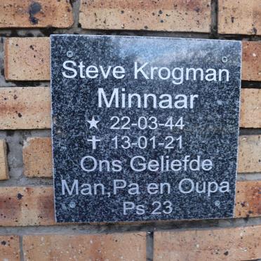 MINNAAR Steve Krogman 1944-2021
