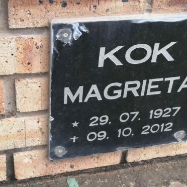 KOK Magrieta 1927-2012