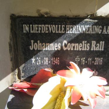 RALL Johannes Cornelis 1946-2016