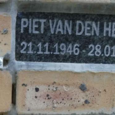 HEEVER Piet, van den 1946-2011