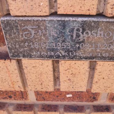 BOSHOFF Frik 1953-2009