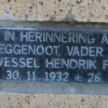 FERREIRA Wessel Hendrik 1932-2004