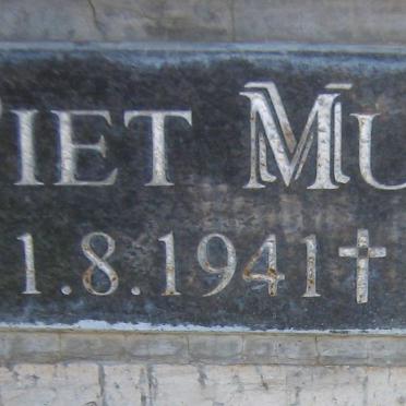 MULLER Piet 1941-2009