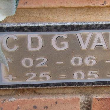 ZYL C.D.G.,van 1973-2009