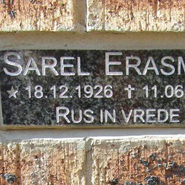 ERASMUS Sarel 1926-2004