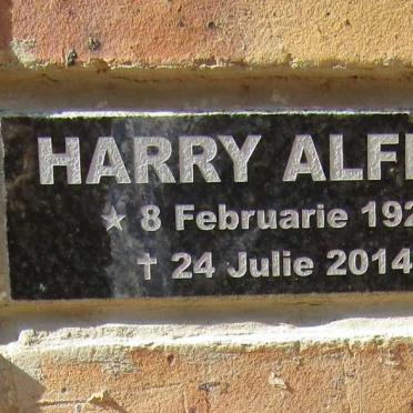ALFIRS Harry 1920-2014