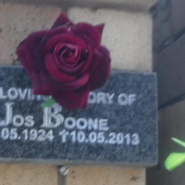 BOONE Jos 1924-2013