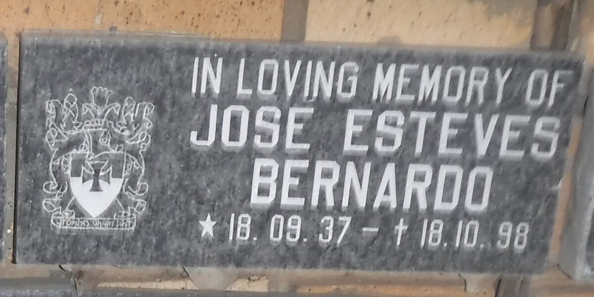 BERNARDO Jose Esteves 1937-1998