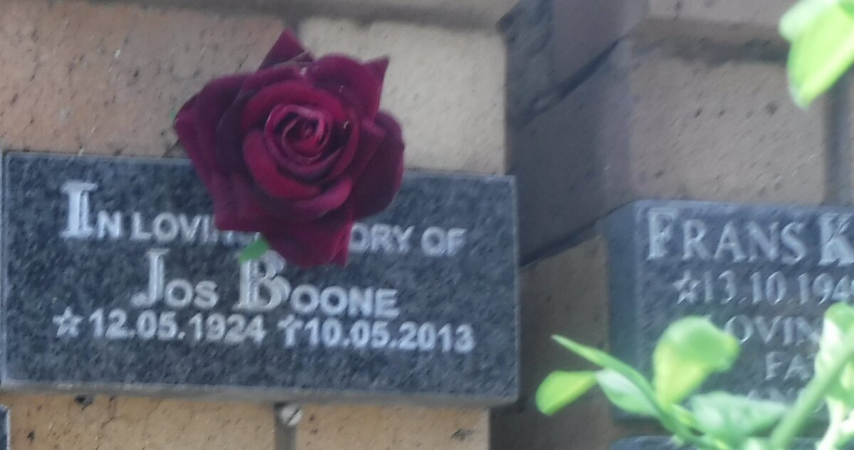 BOONE Jos 1924-2013