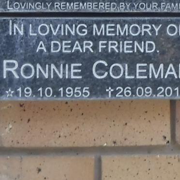 COLEMAN Ronnie 1955-2014