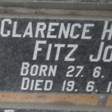 JOHN Clarence H. Fitz 190?-1989