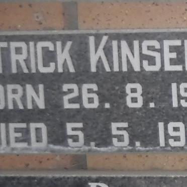 KINSELLA Patrick 1925-1968