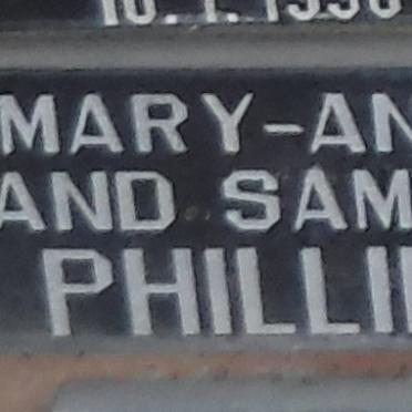 PHILLIPS Samuel &amp; Mary-Anne