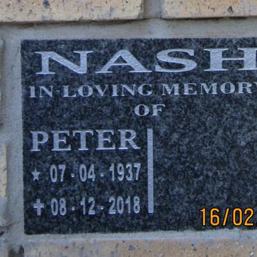 NASH Peter 1937-2018
