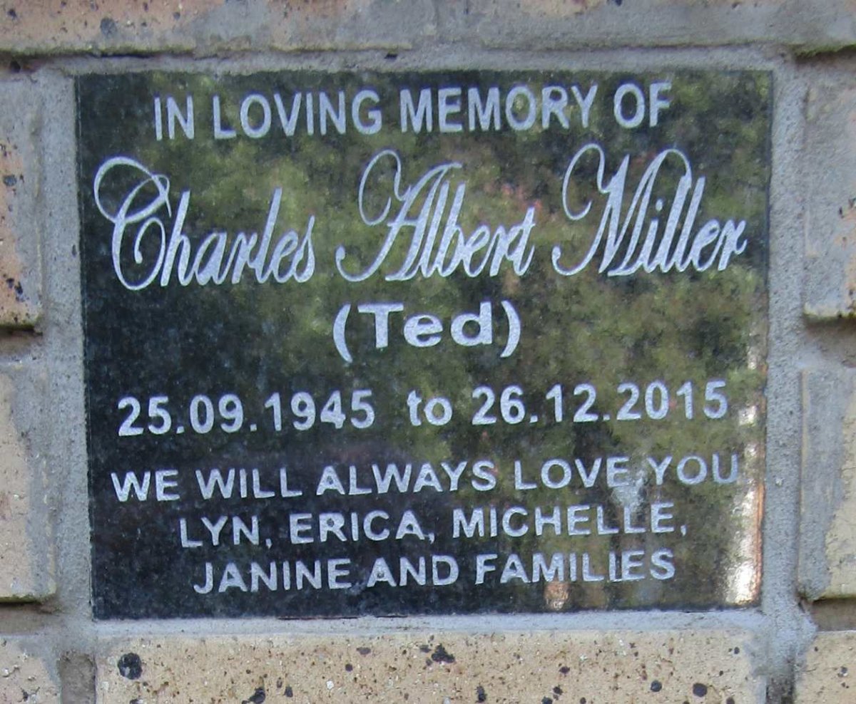 MILLER Charles Albert 1945-2015
