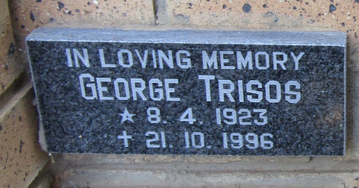 TRISOS George 1923-1996