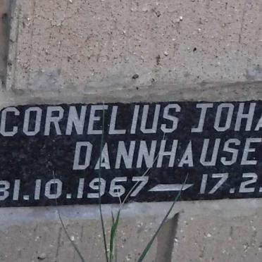 DANNHAUSER Cornelius Johannes 1967-1998
