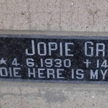 GRIESEL Jopie 1930-2003