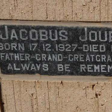 JOUBERT Jacobus 1927-1987