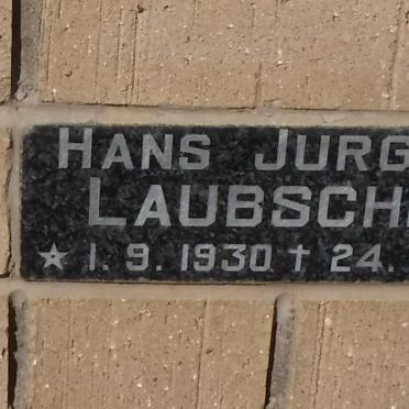 LAUBSCHER Hans Jurgens 1930-1985