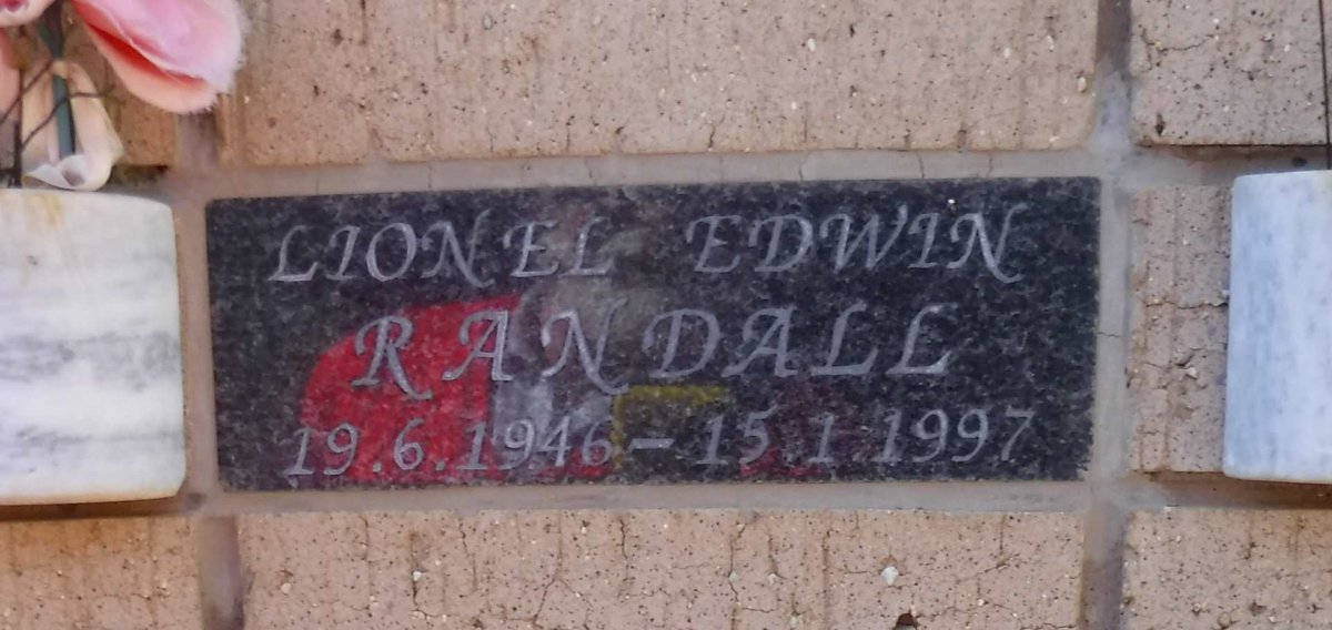 RANDALL Lionel Edwin 1946-1997