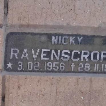 RAVENSCROFT Nicky 1956-1998