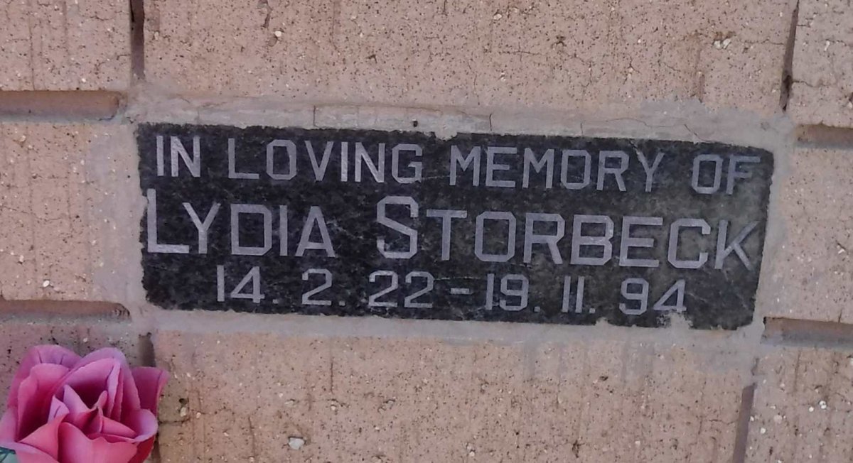 STORBECK Lydia 1922-1994