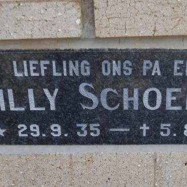SCHOEMAN Billy 1935-1989