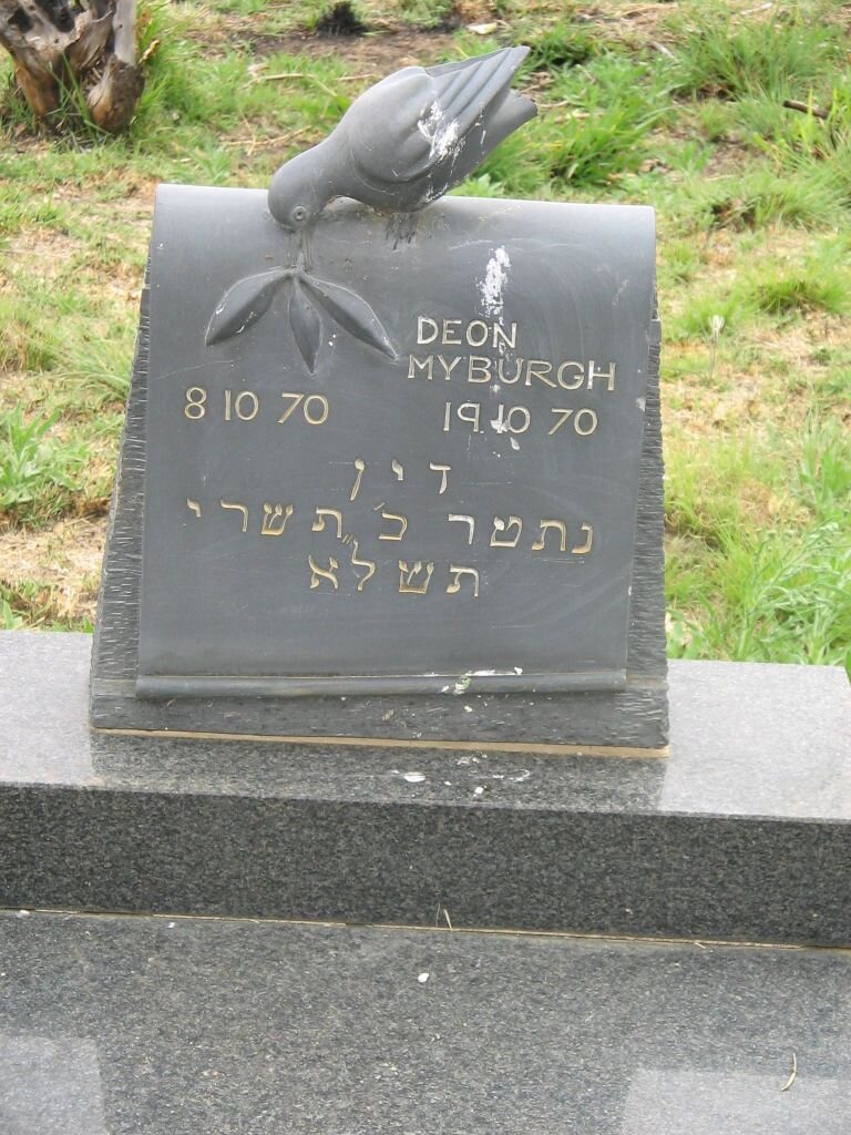 MYBURGH Deon 1970-1970