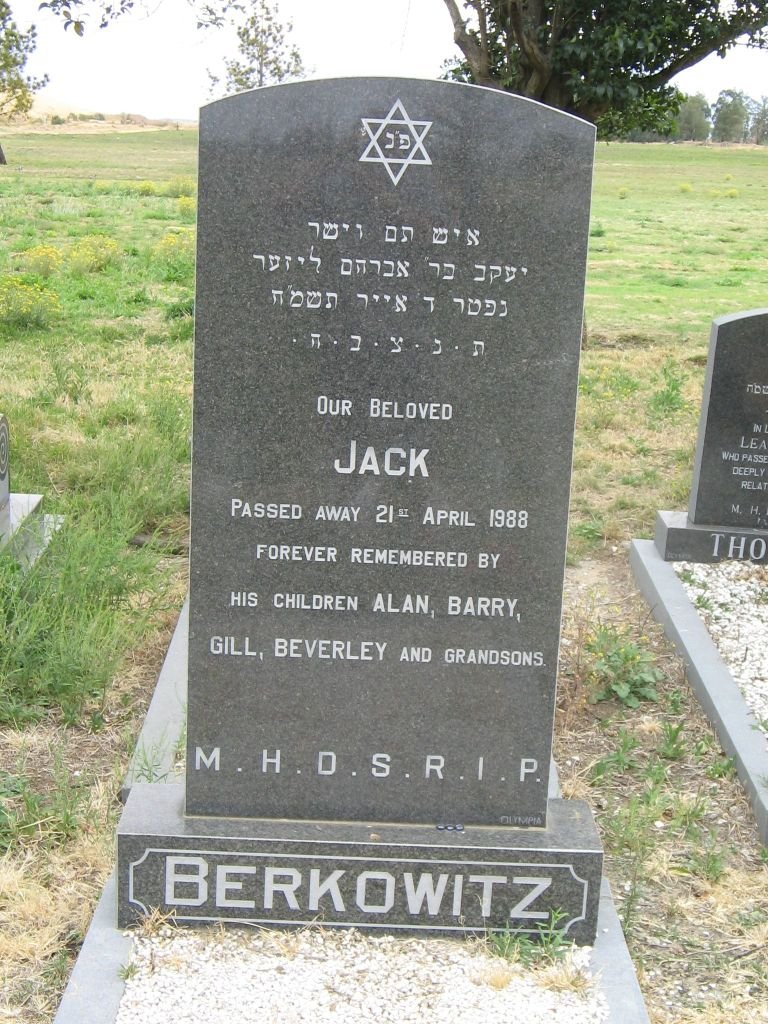 BERKOWITZ Jack -1988