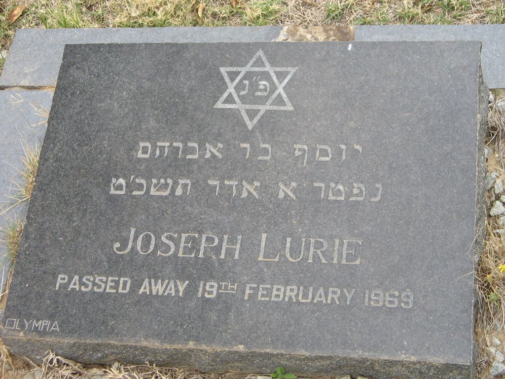 LURIE Joseph -1969
