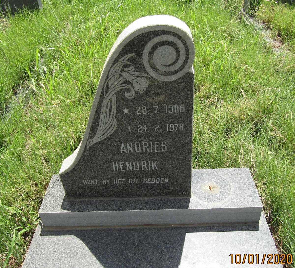 ? Andries Hendrik 1908-1978